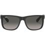 Imagem de Óculos de Sol Ray-Ban Original Justin Classic Preto Fosco Cinza Escuro Degradê - RB4165L 601/8G 57-16