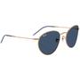 Imagem de Óculos de Sol Ray-Ban Original Round Reverse Ouro Rosé Polido Azul Escuro Clássico - RBR0103S 92023A 53-21