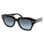 Imagem de Óculos de Sol Ray Ban State Street RB2186 1322/41 Preto e Marrom