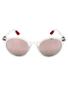 Imagem de Óculos de Sol Redondo Premium Steampunk Vibrante Colorido uv400 Masculino Feminino Unissex