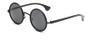 Imagem de Óculos de Sol Redondo Unissex Moderno Com Proteção Uv400