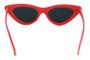 Imagem de Óculos De Sol Retro Gatinho Proteção Uv Blogueira Vermelho