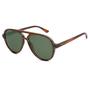 Imagem de Óculos de sol SOJOS Classic Polarized Aviator SJ2201 Marrom avermelhado