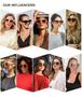 Imagem de Óculos de sol SOJOS Vintage Oversized Square SJ2194 para mulheres