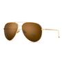 Imagem de Óculos de sol SUNGAIT Aviator Polarized Lens para mulheres - ouro