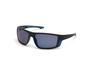 Imagem de Óculos de Sol Timberland TB 9218 02D - Preto Fosco com Borracha Azul
