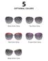 Imagem de Óculos De Sol Vinkin Feminino Polarizado UV400 Luxuoso