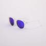 Imagem de Óculos Esportivo Moreré - Transparente/azul royal - Formato: Oitavado, Lente Polarizada, Proteção UV400