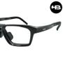 Imagem de Oculos Hb Presto Grafeno 010399 Com 2 Clipons Prata E Cinza