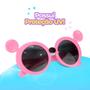 Imagem de oculos infantil sol minnie rosa protecao uv + case acetato verão praia presente qualidade premium