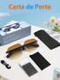 Imagem de Óculos inteligentes SACOSDING Aviators Bluetooth 5.4 com AI Voice, indução automática ligada/desligada