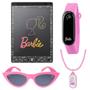 Imagem de oculos + lousa magina LCD tablet barbie menina pulseira ajustavel criança prova dagua rosa presente
