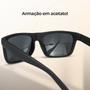 Imagem de oculos masculino preto proteção uv emborrachado verao praia clássico Lente preta qualidade premium