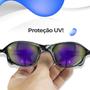 Imagem de oculos masculino proteção uv verão praia lupa + case original acetato presente qualidade premium