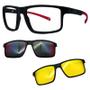 Imagem de Oculos Mormaii 6127 Swap 5 A85 Com 2 Clipons Red e Noturno