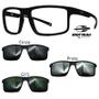 Imagem de Oculos Mormaii Swap 5 6127 A14 Preto Fosco Com 3 Clipons