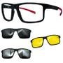 Imagem de Oculos Mormaii Swap 5 6127 A85 Preto Red Com 3 Clipons