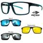 Imagem de Oculos Mormaii Swap 5 6127 K04 Verde Fosco Com 3 Clipons