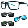 Imagem de Oculos Mormaii Swap 5 6127 K04 Verde Fosco Com 3 Clipons