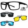 Imagem de Oculos Mormaii Swap 5 6127 Preto Fosco com 3 Clipons CAN