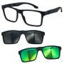 Imagem de Oculos Mormaii Swap NG 2 6153 A14 com 2 Clipon Cinza e Verde