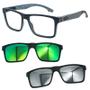 Imagem de Oculos Mormaii Swap NG 2 6153 AGA com 2 Clipon Verde e Prata