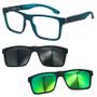 Imagem de Oculos Mormaii Swap NG 2 6153 K04 com 2 Clipon Cinza e Verde