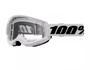 Imagem de Óculos Motocross 100% Strata 2 Lente Anti Embaçante Trilha Branco Original