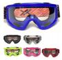 Imagem de Oculos Motocross Trilha Enduro Proteçao Transparente Off Road Cross Country Rally Resistente Esport 