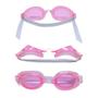 Imagem de Oculos Natacao Infantil Ajustavel Acessorio Praia Piscina Rosa Bel