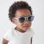 Imagem de Óculos Ovais de Sol Infantil +3 Anos Proteção Ultravioleta Lenço Estojo Buba Baby