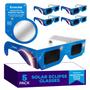 Imagem de Óculos para Eclipse Solar 2024 Kesjoseph (5 Unidades) - Certificação CE e ISO