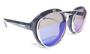 Imagem de Óculos para Grau Preto Brilho com lentes solar Sobressalentes Azul Espelhada UV