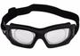 Imagem de Óculos proteção esportivo com clipe interno p/ lentes de grau ideal para ciclismo futebol voley paraquedismo paintball a