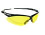 Imagem de Óculos proteção nemesis preto lentes amarelas esportivo   balístico paintball esportivo resistente a impacto ciclismo