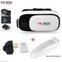 Imagem de Oculos Realidade Virtual 3D Vr Box Controle Bluetooth Video Filme Smartphone
