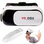 Imagem de Óculos Realidade Virtual VR Box 2.0 3D Android iOS Com Controle
