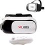 Imagem de Óculos Realidade Virtual VR Box 2.0 3D Android iOS Com Controle