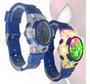 Imagem de Oculos relogio musical com led azul E e bone do homem aranha infantil masculino , novidade