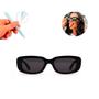 Imagem de Óculos Retros Kit 40 Unidades + Caneta Giz - Preto