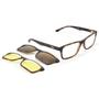 Imagem de Oculos Smart Com Clip On Solar E Lente Amarela P/ Noite 952