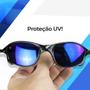 Imagem de oculos sol acetato proteção uv praia lupa azul masculino original qualidade premium presente