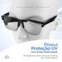 Imagem de oculos sol clubmaster verão masculino proteção uv + case acetato lente espelhada estiloso casual