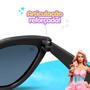 Imagem de Oculos Sol Infantil Barbie Gatinho Criança Vintage + Case preto qualidade premium presente acetato