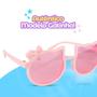 Imagem de oculos sol infantil rosa gatinho protecao uv vintade + case menina acetato presente