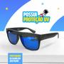 Imagem de oculos sol infantil vintage criança proteção uv preto + case qualidade premium praia acetato casual