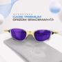 Imagem de oculos sol lupa praia metal masculino proteção uv + case polarizado lente espelhada qualidade premium todo metal casual