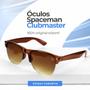 Imagem de Oculos Sol Masculino Clubmaster Verão Proteção UV + Case estiloso vintage qualidade premium acetato casual marrom