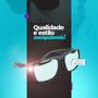 Imagem de oculos sol masculino emborrachado protecao uv praia qualidade premium presente lente espelhada