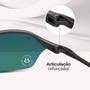 Imagem de Oculos Sol Masculino Lupa Praia Metal Proteção Uv + Case